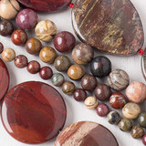 Apple Jasper Beads & Pendants