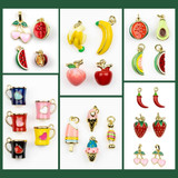 Enameled Charms
