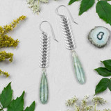 Aquamarine Teardrop Earrings