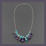 Amethyst & Apatite Necklace