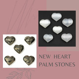 Heart Palm Stones