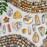 Crazy Lace Agate Beads & Pendants