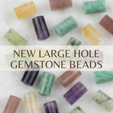 New Large Hole Tube Beads