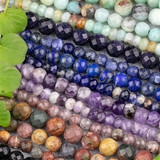 Large Hole Gemstone Beads