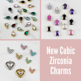 New Cubic Zirconia Charms