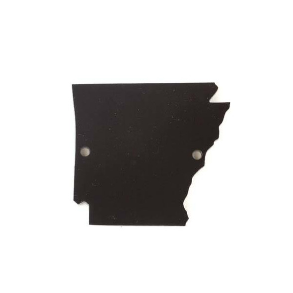 Arkansas Acrylic 35x39mm Black State Link - 1 per bag