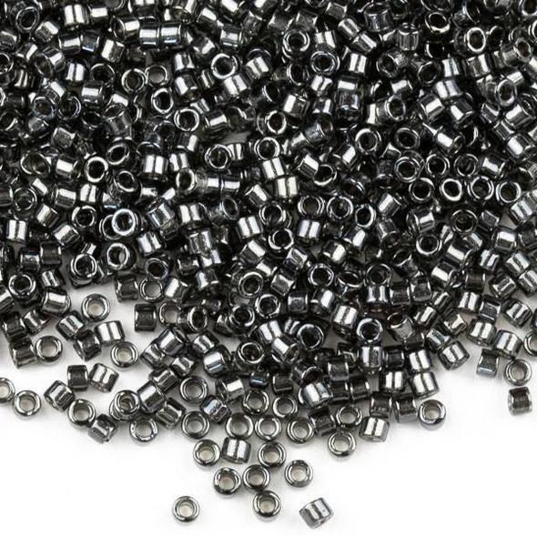  Miyuki 11/0 Fancy Lined Platinum Delica Seed Beads - #2394, 7 gram tube 