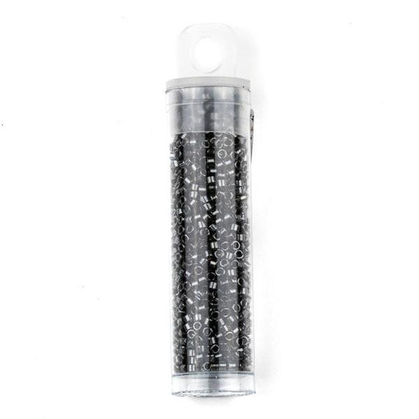  Miyuki 11/0 Fancy Lined Platinum Delica Seed Beads - #2394, 7 gram tube 
