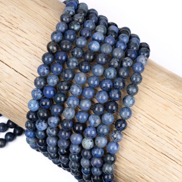 Cherry Tree Beads Dumortierite 6mm Round Beads - 15 inch strand