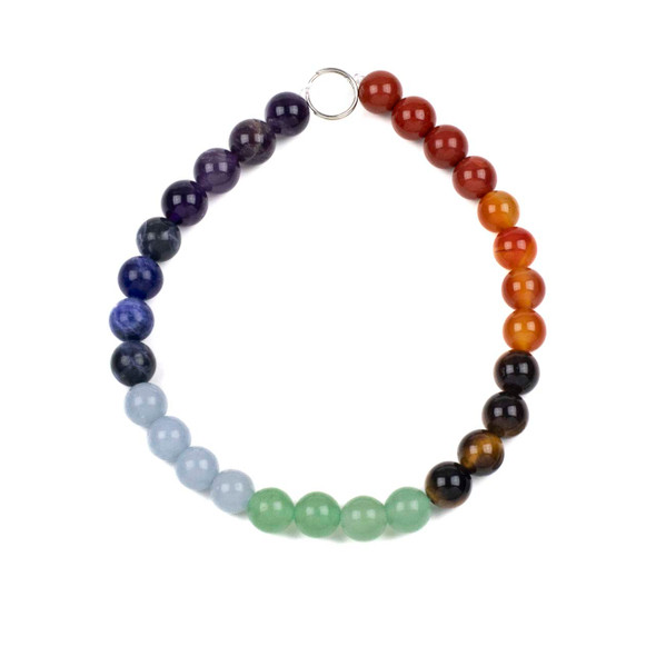 100 Mixed Faceted Large Hole Gemstone Beads in Assorted Shapes and Sizes