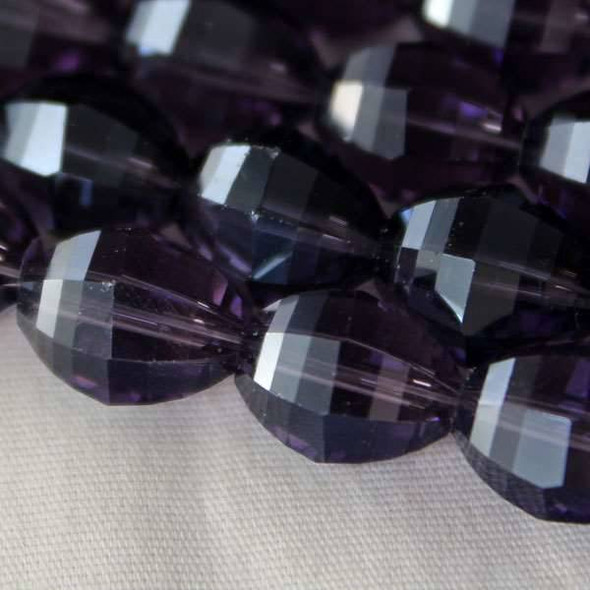 Glass Crystal Faceted 8x10mm Lilac Rice - 8 Inch Strand