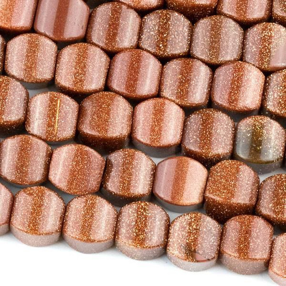 Cherry Tree Beads Goldstone 8mm Cushion Beads - approx. 8 inch strand, Set A  Cherry Tree Beads Goldstone 8mm Cushion Beads - approx. 8 inch strand, Set A