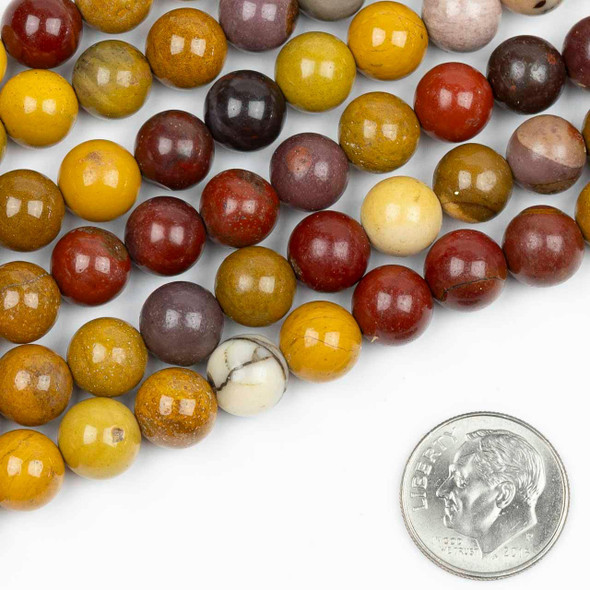 Cherry Tree Beads Mookaite 8mm Mala Round Beads - 115 beads per strand 