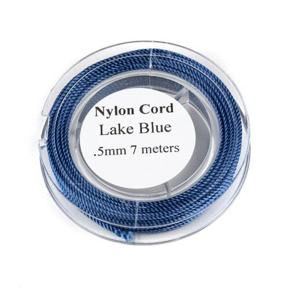 Nylon Cord - Lake Blue 1mm 7 meter spool