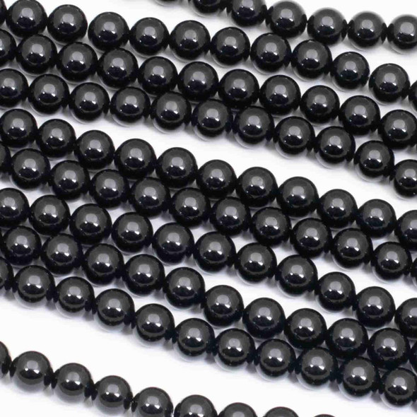 Cherry Tree Beads Onyx 8mm Round Beads - 15.5 inch strand 