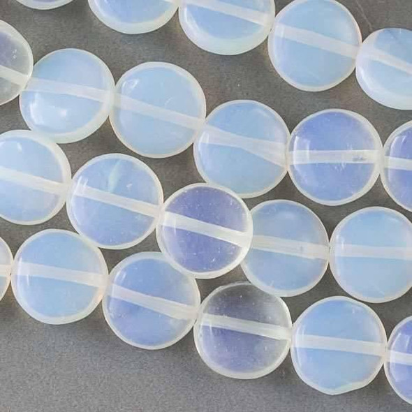 Cherry Tree Beads Synthetic Opalite 10mm Coin Beads - approx. 8 inch strand, Set A