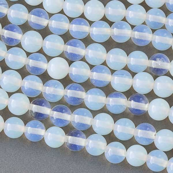 Opaline 6mm Round Beads - approx. 8 inch strand, Set A