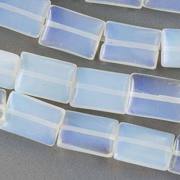 Cherry Tree Beads Synthetic Opalite 10x14mm Rectangle Beads - approx. 8 inch strand, Set A