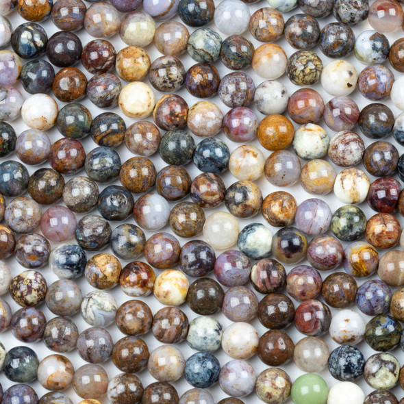 Pietersite 6mm Round Beads - 15 inch strand