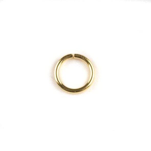 Gold Plated Stainless Steel 20 gauge 6mm Closed Jump Rings - 100 per bag
