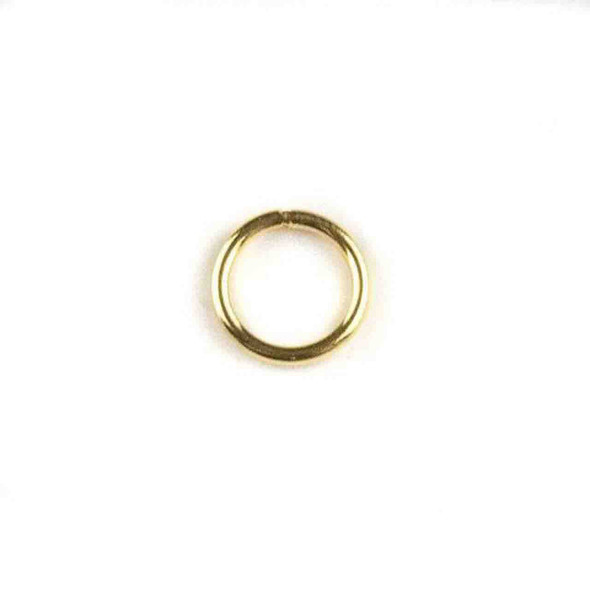 Gold Plated Stainless Steel 20 gauge 6mm Closed Jump Rings - 100 per bag