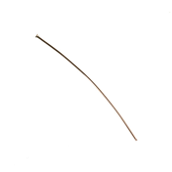 Rose Gold Plated Stainless Steel 2 inch, 22 gauge Headpins - 100 per bag