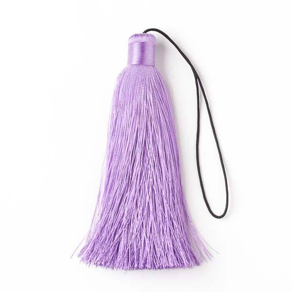 Violet Purple 4" Silk Tassel - 1 per bag