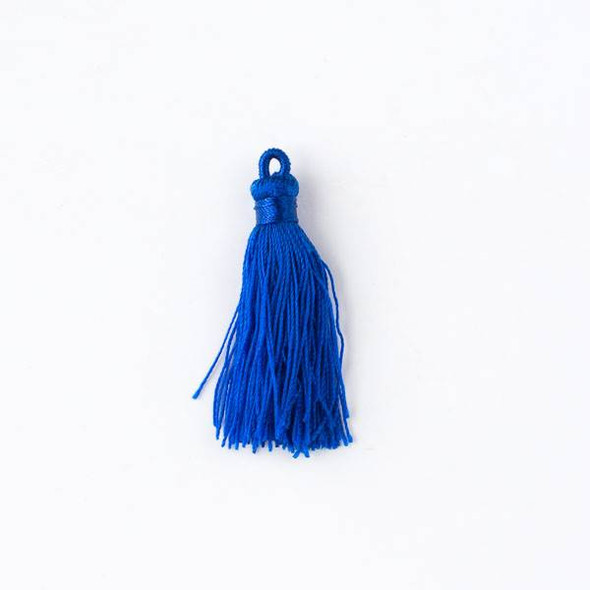 Royal Blue 1.5" Nylon Tassels - 2 per bag