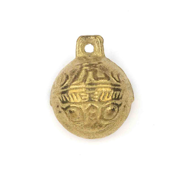 Tibetan Brass 32mm Bell - 2 per bag