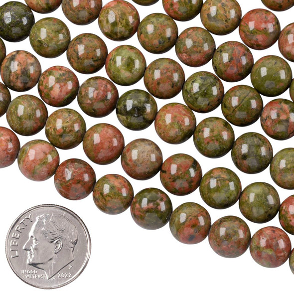 Cherry Tree Beads Unakite 8mm Rounds - 15 inch strands  Cherry Tree Beads Unakite 8mm Rounds - 15 inch strands