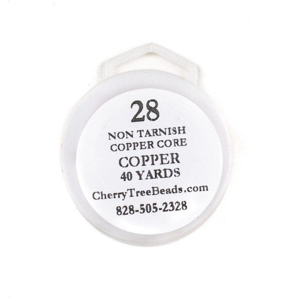 Cherry Tree Beads 28 Gauge Coated Tarnish Resistant Copper Wire on a 40-Yard Spool