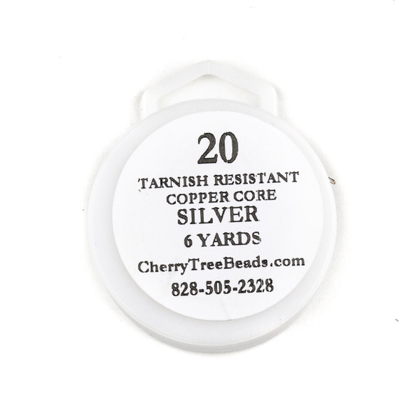 14 Gauge Coated Tarnish Resistant Silver Plated Copper Wire in 10