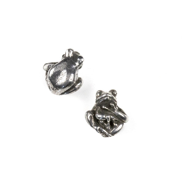 Green Girl Studios Pewter 11x14mm Tree Frog Bead - 1 per bag