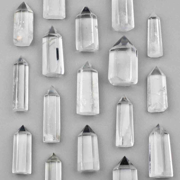 Clear Quartz Crystal Point Tower - 1 piece, approximately 1"