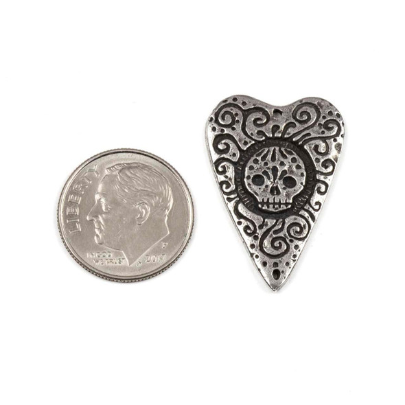  Green Girl Studios Pewter 18x27mm Love Never Dies Link - 1 per bag 