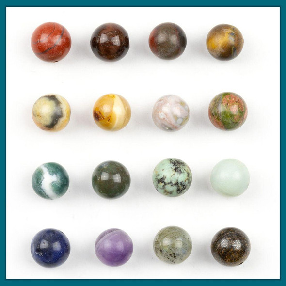 Cherry Tree Beads Gemstone 10mm Guru Guru/3 Hole - 3 pieces 