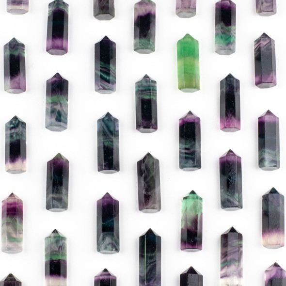 Rainbow Fluorite Small Crystal Point Tower - 1 piece
