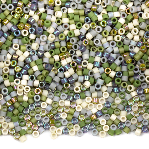  Miyuki 11/0 Stonehenge Mix Delica Seed Beads - #MIX9026, 7.2 gram tube 