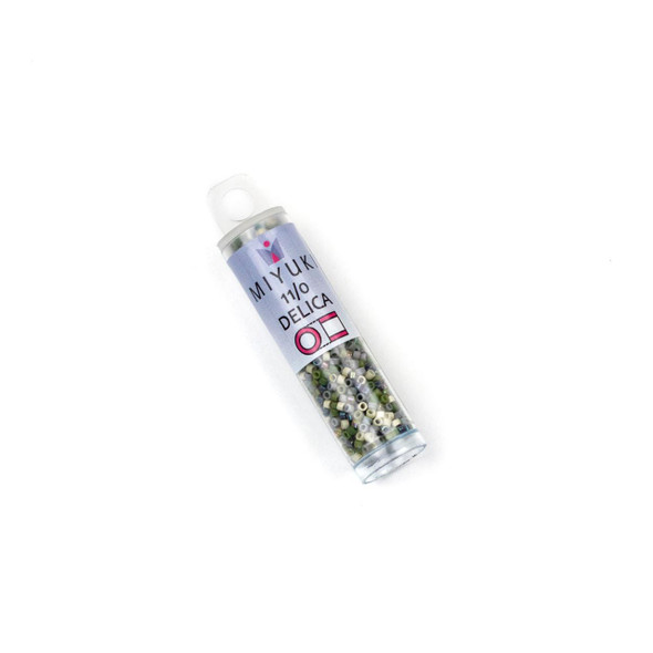  Miyuki 11/0 Stonehenge Mix Delica Seed Beads - #MIX9026, 7.2 gram tube 