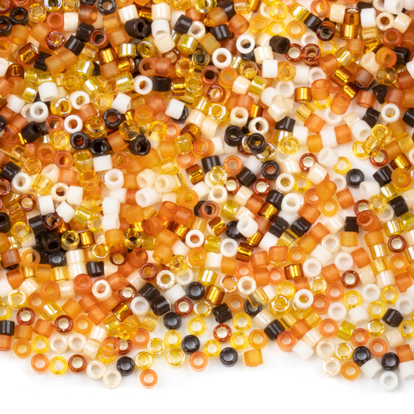 Miyuki 11/0 Wheatberry Mix Delica Seed Beads - #MIX04, 7.2 gram tube