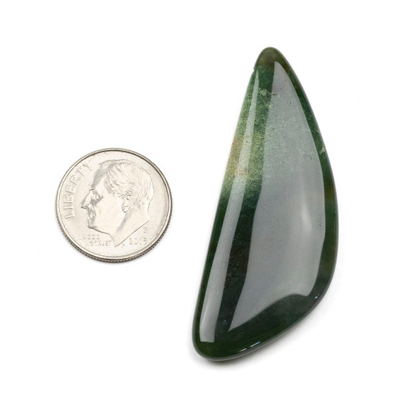 Cherry Tree Beads Natural Gemstone 20x48mm Top Drilled Triangle Free Form Pendant - 1 per bag 