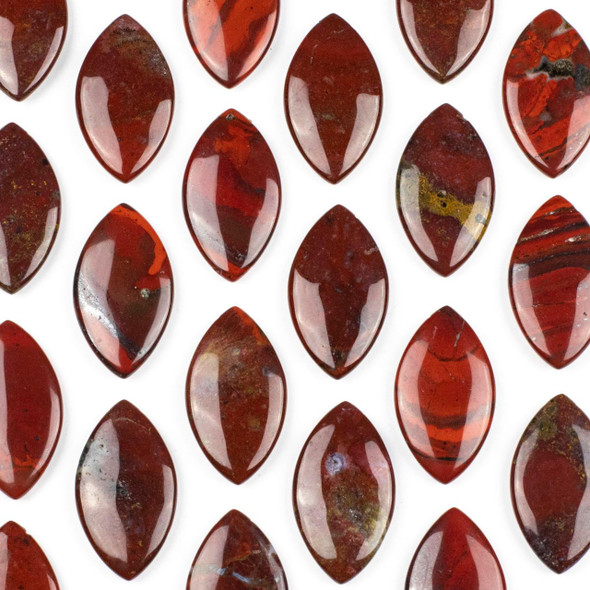 Cherry Tree Beads Rainbow Jasper 24x44mm Top Side Drilled Puff Marquise Pendant - 1 per bag Cherry Tree Beads Rainbow Jasper 24x44mm Top Side Drilled Puff Marquise Pendant - 1 per bag