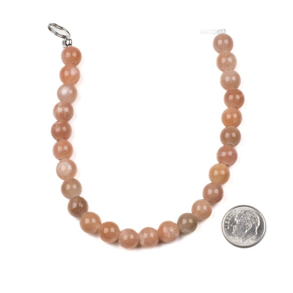 Orange Moonstone Beads, Peach Moonstone 4mm 6mm 8mm 10mm 12mm