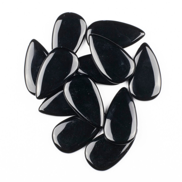 Onyx 24x44mm Top Side Drilled Teardrop Pendant - 1 per bag