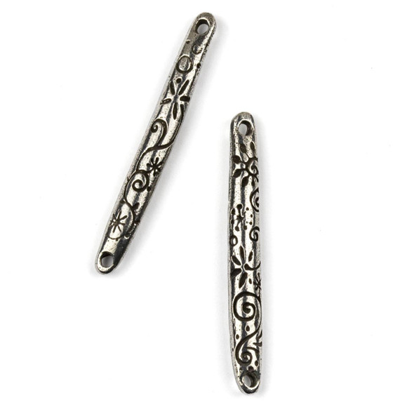  Green Girl Studios Pewter 5x45mm Botanical Link - 1 per bag 