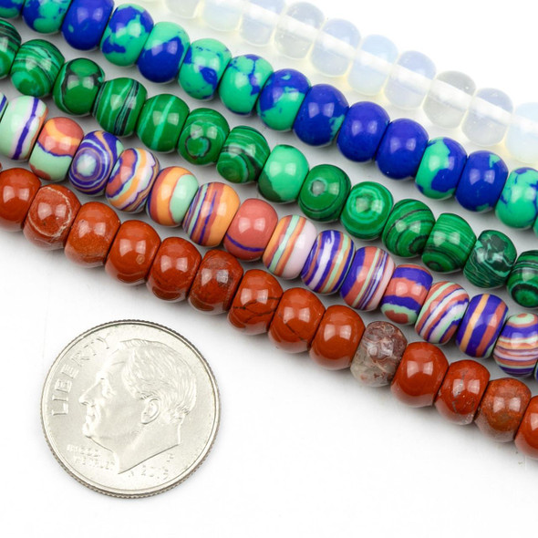Cherry Tree Beads Gemstone 4x6mm Rondelle Beads - approx. 8 inch strand  Cherry Tree Beads Gemstone 4x6mm Rondelle Beads - approx. 8 inch strand