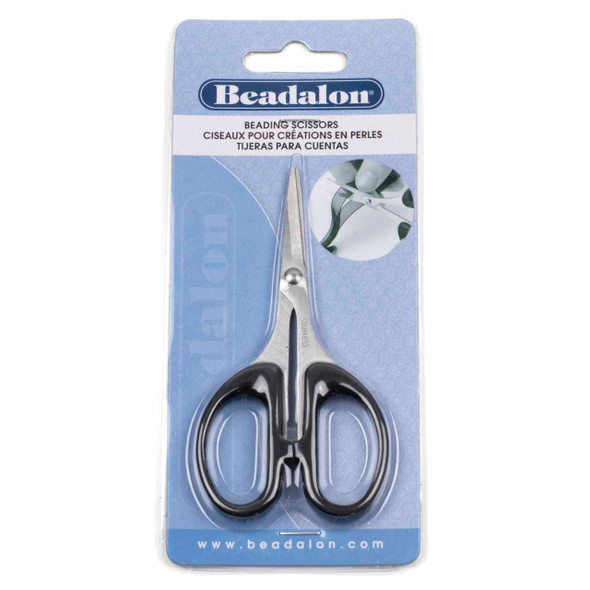 Designer Beading Scissors - 2x4 inches, stainless steel