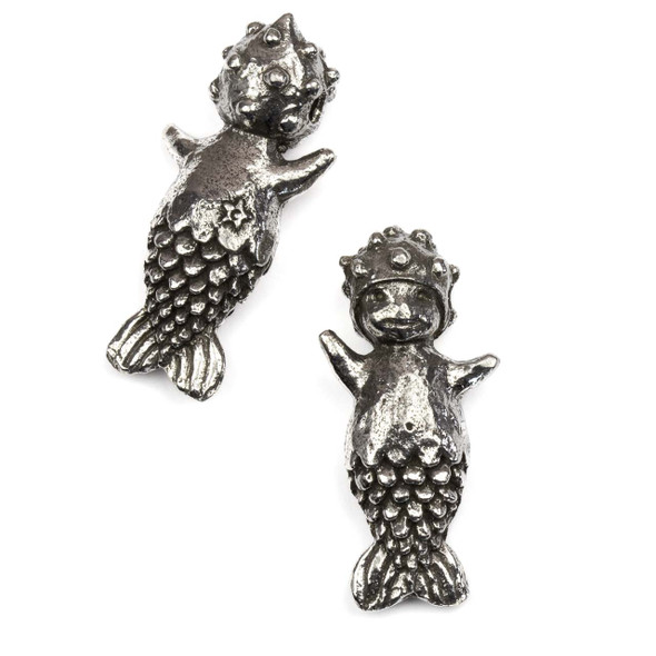 Green Girl Studios Pewter 20x44mm Merboy - 1 piece