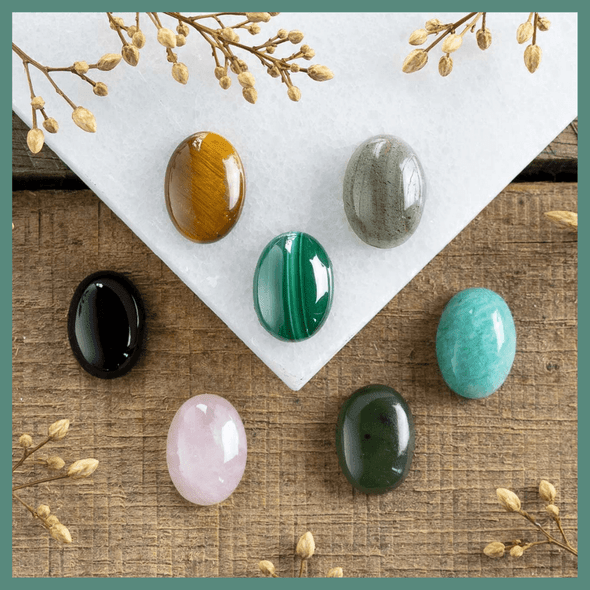 Gemstone 13x18mm Oval Cabochons for DIY jewelry setting. Perfect for making rings and earrings.