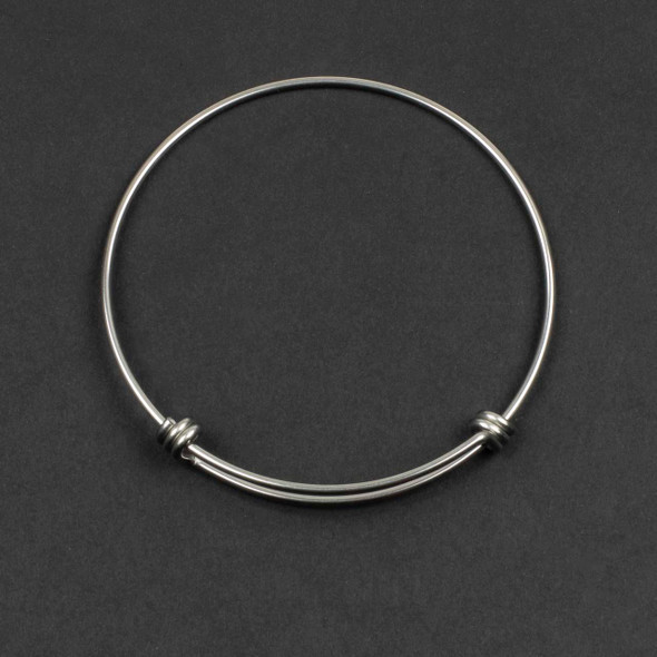 18k Gold Plated 304 Stainless Steel 1.6x64mm Adjustable Bangle